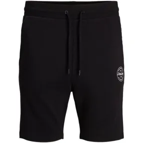 12182595 JPSTSHARK JJSWEAT SHORTS AT SN BLACK