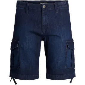 12183616 JJICHARLIE JJCARGO SHORTS AKM 731 Blue Denim