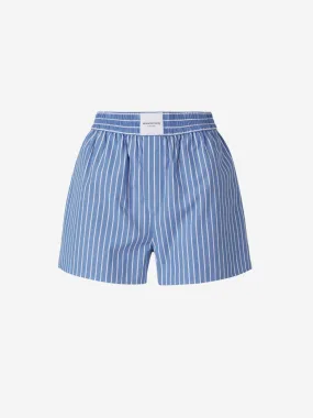 Alexander Wang Shorts Boxer Motivo Rayas