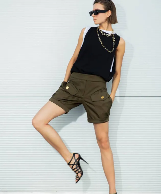 ALEXANDRE VAUTHIER Green shorts