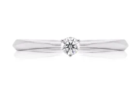 Anillo Promese Pure love TRELLI - Oro 14k blanco - 0.05ct