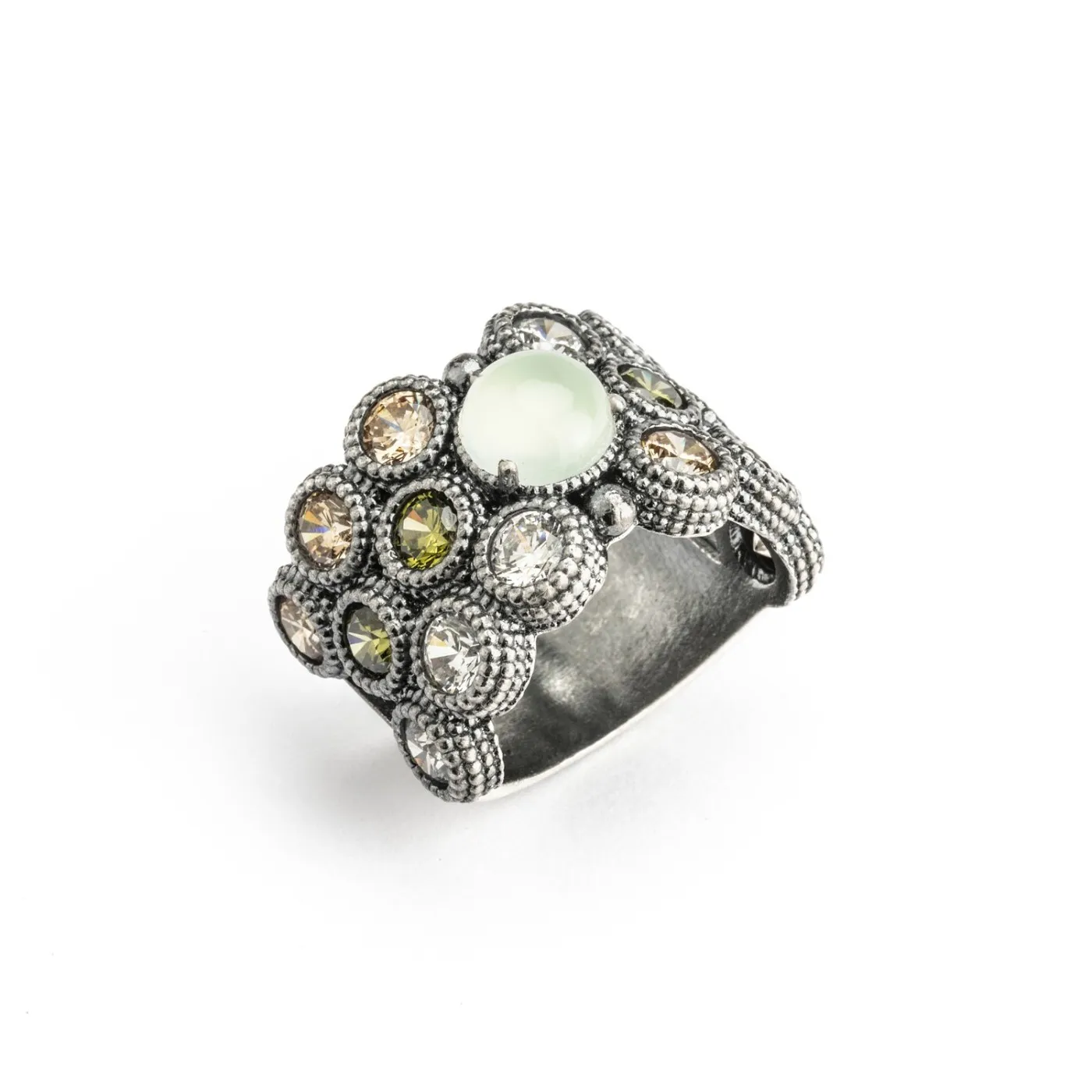Anillo Raive Calcedonia y Circonitas 15673