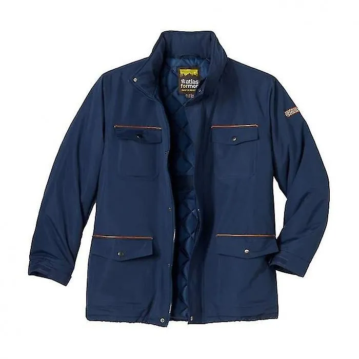 Atlas For Men Mens Multi Pocket Parka