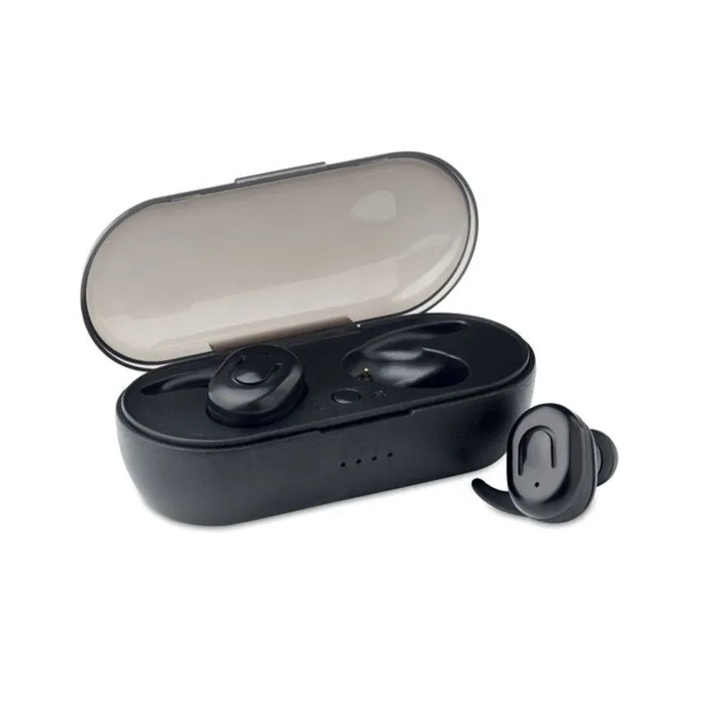 Auriculares personalizados estéreo TWS con base carga Twins