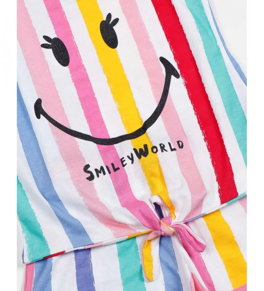 AZNAR INNOVA SMILEY PIJAMA TIRANTES RAINBOW MULTICOLOR