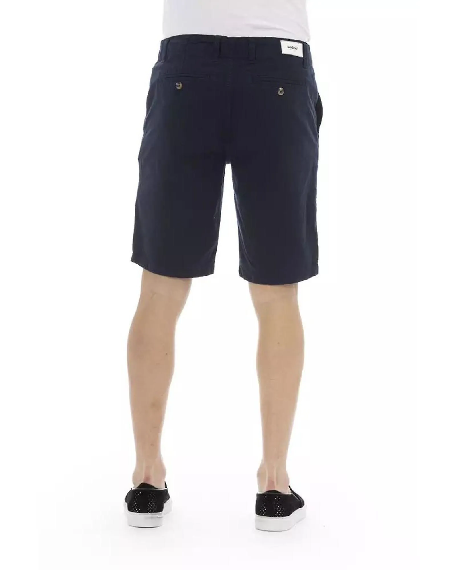 Baldinini Trend Solid Color Cotton Shorts