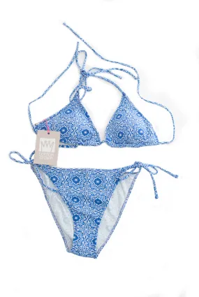 Bikini triángulo Azul Santorini