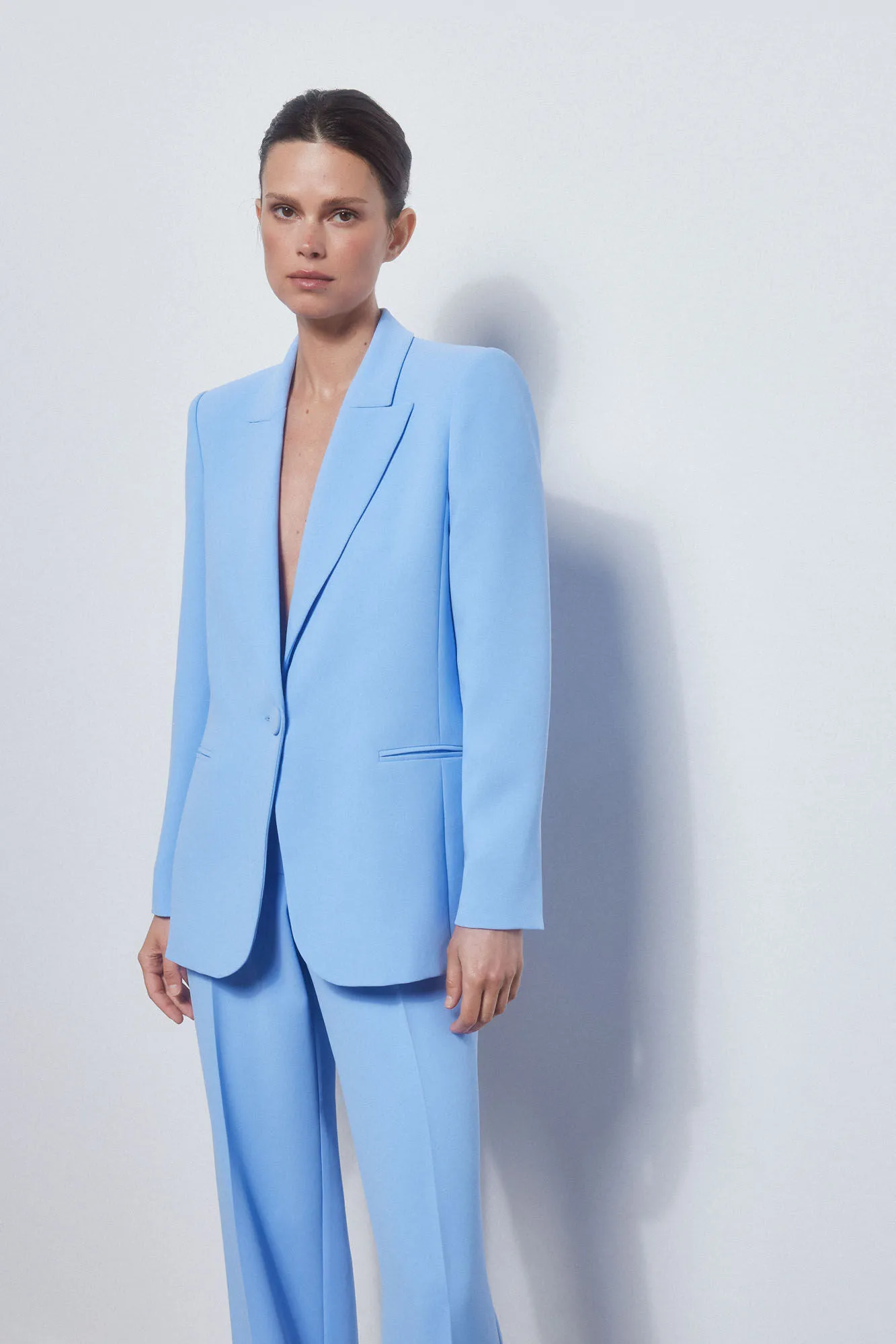 Blue suit blazer