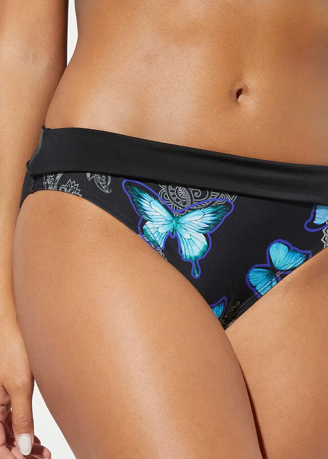 Braguita de bikini sostenible Negro-azul