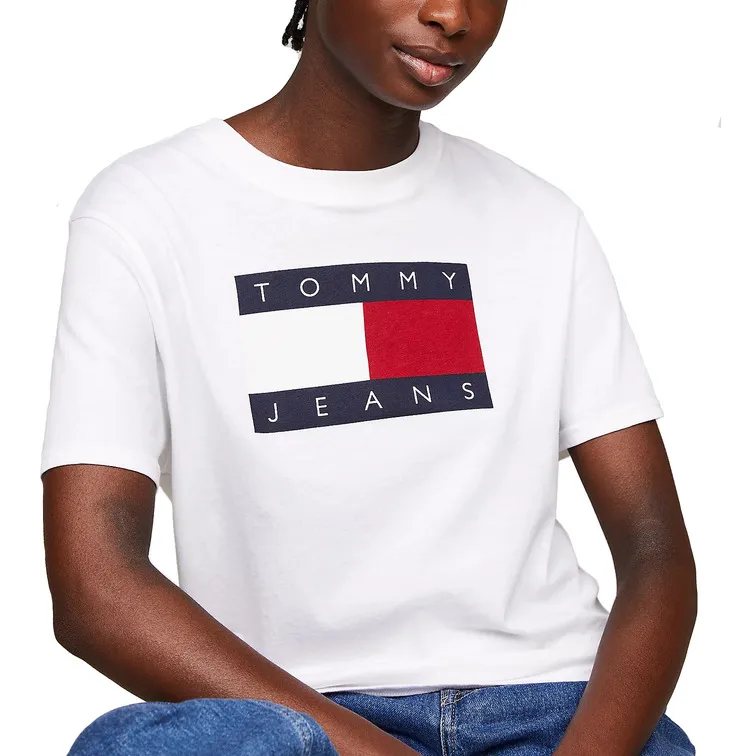 CAMISETA DE CORTE HOLGADO CON LOGO MUJER TOMMY JEANS