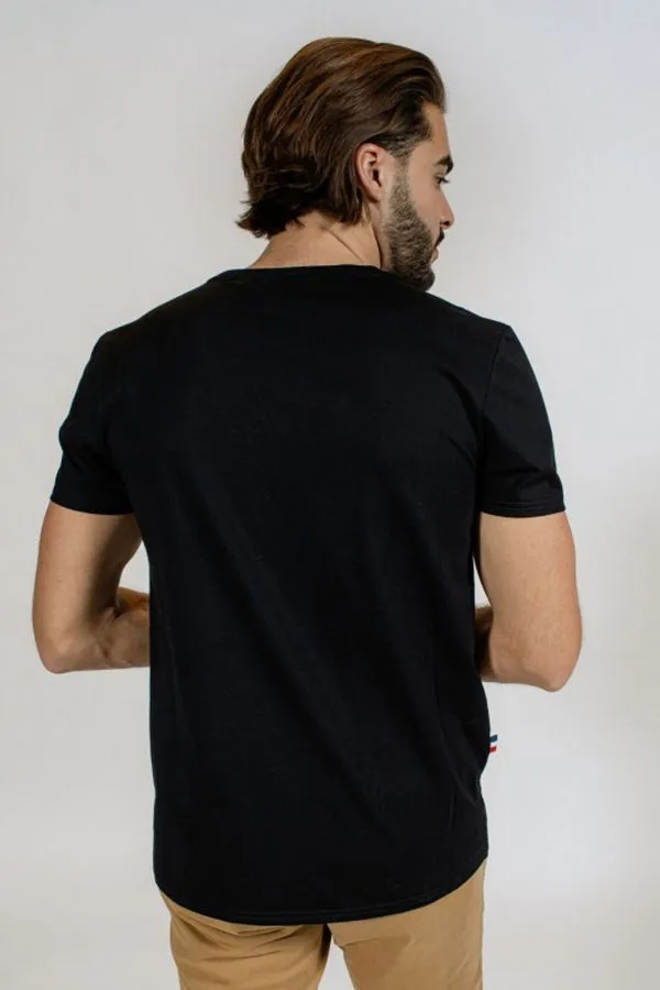 Camiseta Hombre Patrouille De France Compass Trim Black