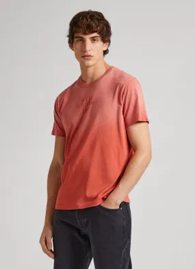 Camiseta Pepe Jeans para Hombre Crew Color Naranja