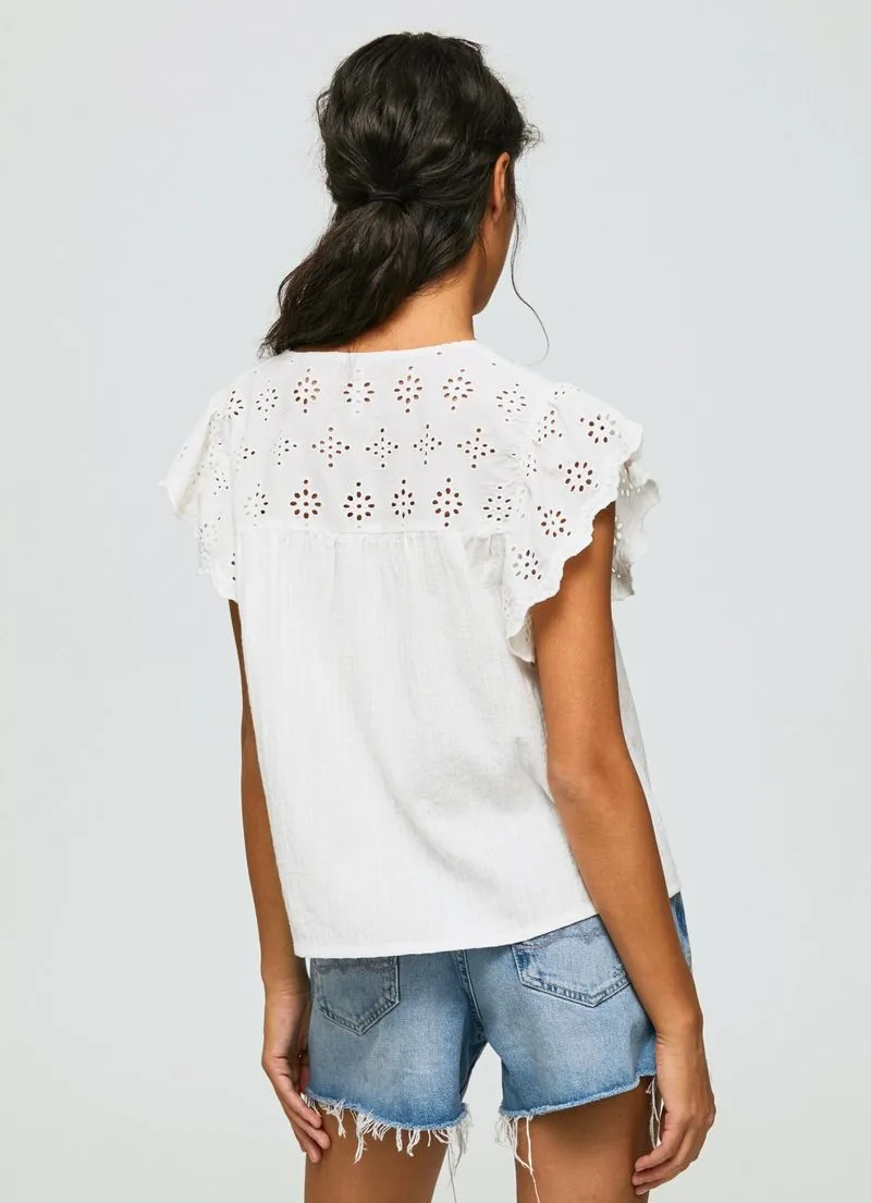 Camisetas Pepe Jeans para Mujer ANAISE mouse white