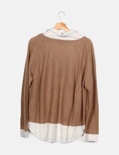 C&A Jersey beige combinado