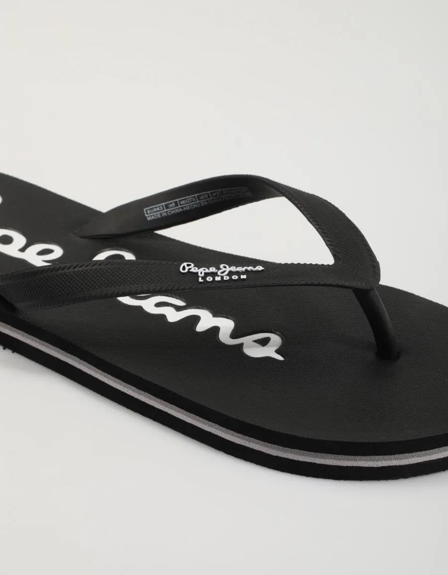  chanclas PEPE JEANS Bay en Negro 81656