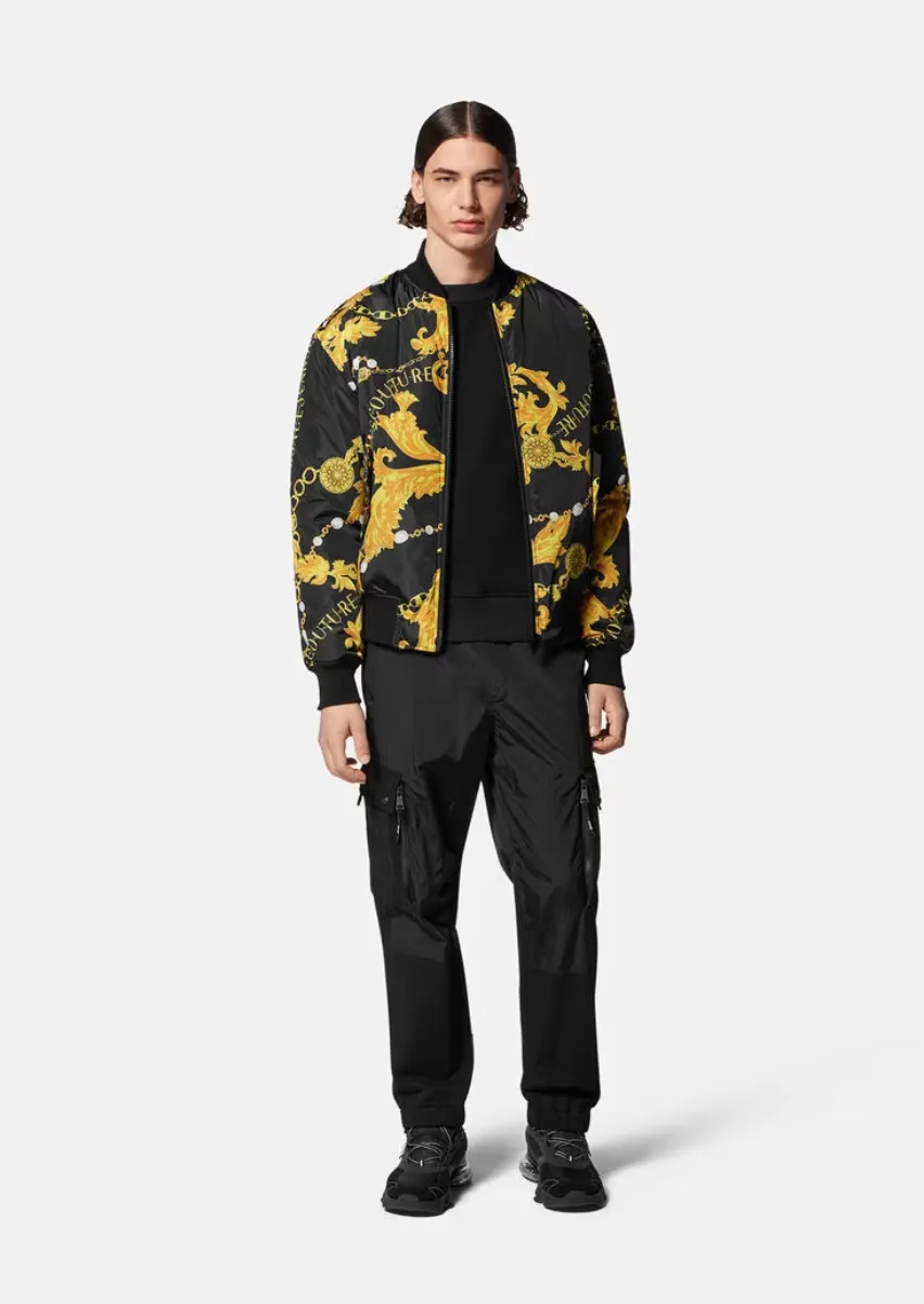 CHAQUETA BOMBER REVERSIBLE CHAIN