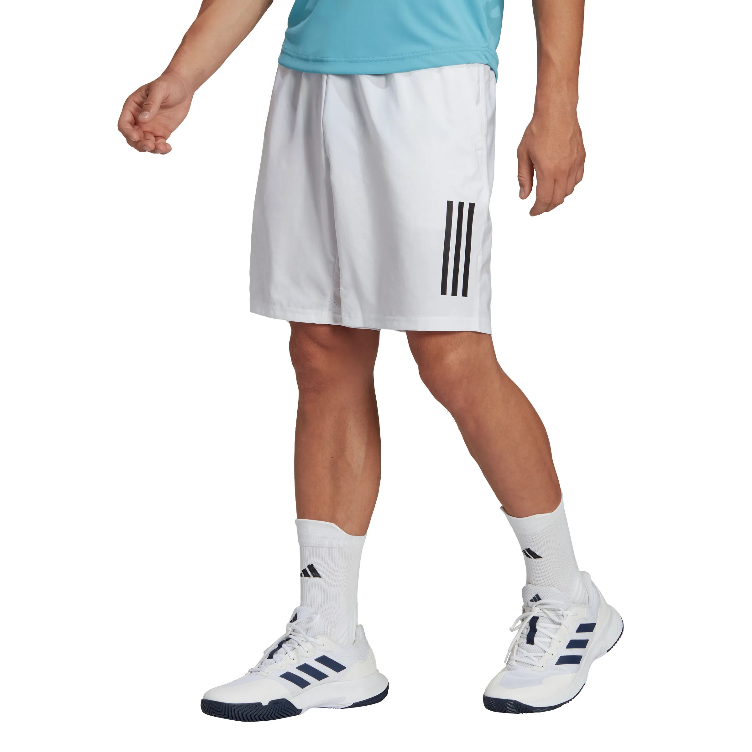 Club 3-Stripes 9in Shorts Hombres