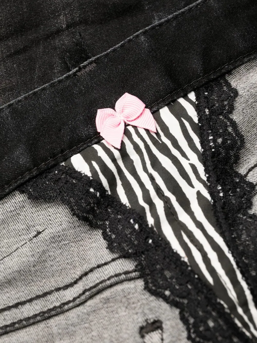 COOL GIRL DISTRESSED JEANS BLACK