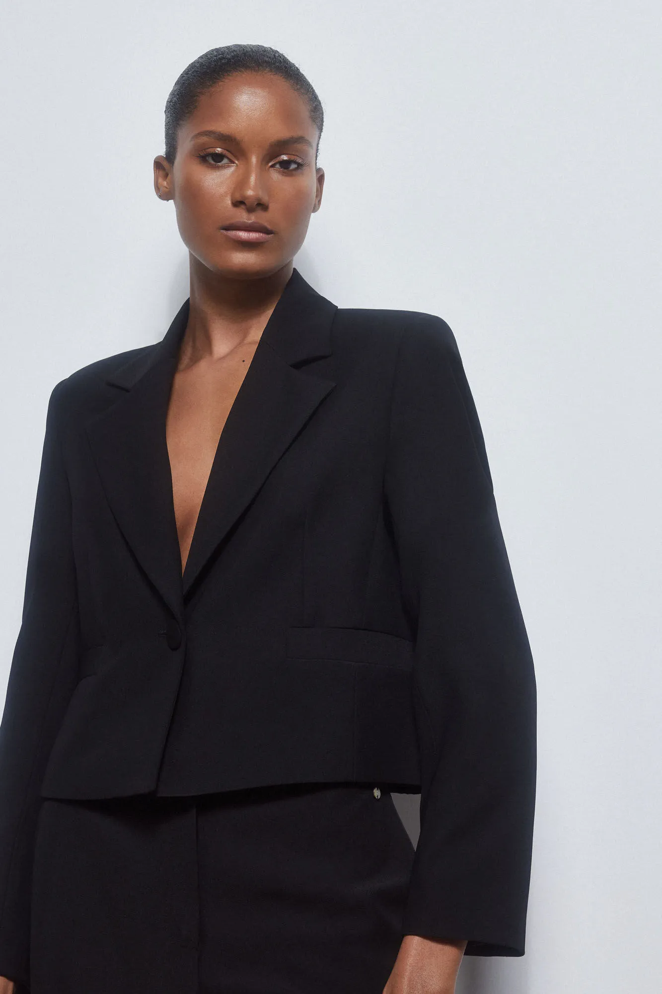 Cropped blazer