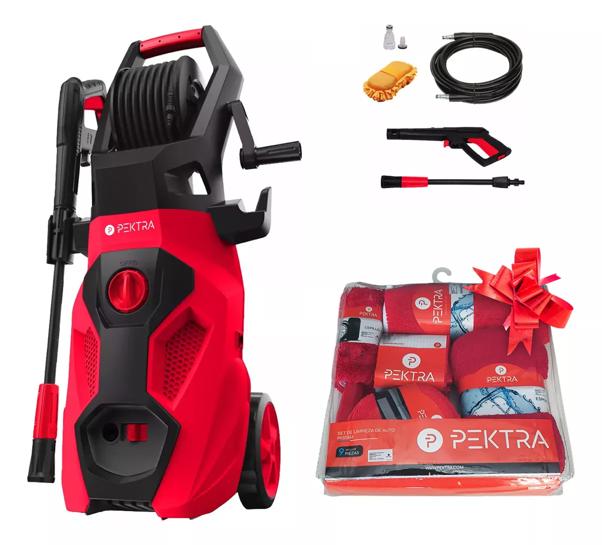 Hidrolavadora Pektra 2000w Autostop + Set Limpieza De Regalo