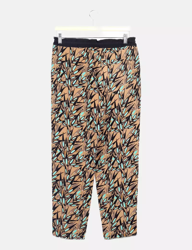 Hoss Intropia Pantalón fluido estampado