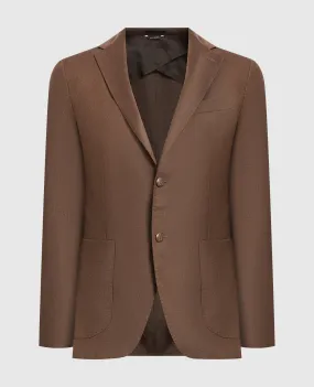 Jeordie's Brown wool blazer