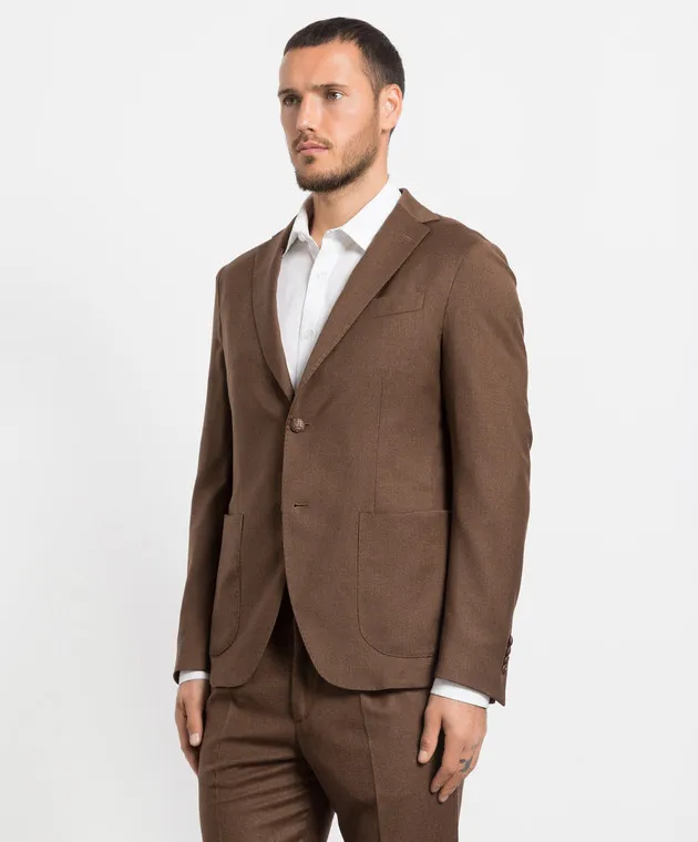 Jeordie's Brown wool blazer