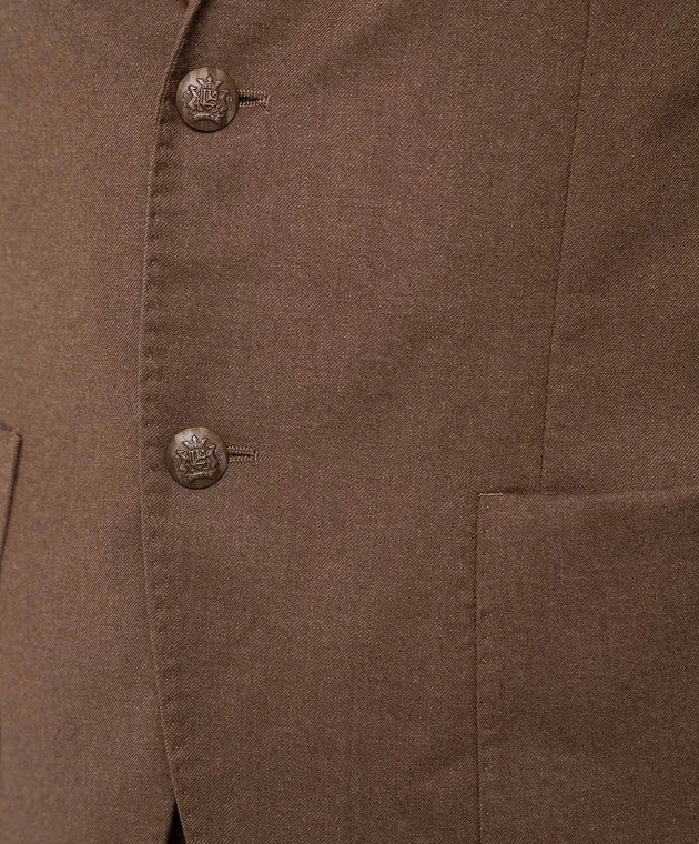 Jeordie's Brown wool blazer