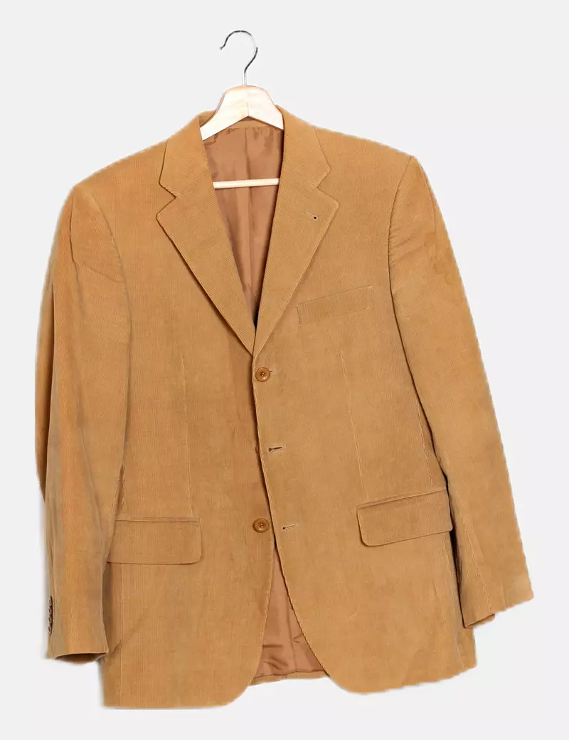 Macson Blazer marrón texturizado