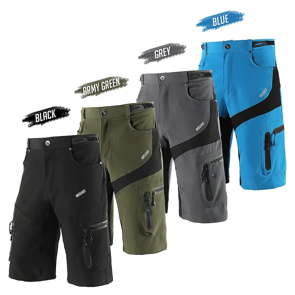 Men Cycling Shorts Quick Drying Breathable Outdoor Sports Running Bike Riding Casual Shorts With 6 Pockets