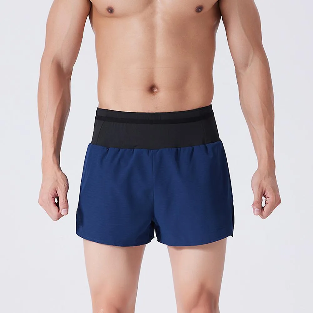 Men's Summer Shorts Quick Dry Fitness Exercise Shorts Elastic Breathable Sports Short Pants