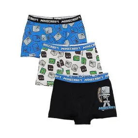 Minecraft Boys Boxer Shorts Set (Pack de 3)