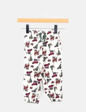 Name it Pantalón pijama blanco Navidad