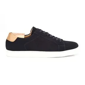 Navy Men's suede Trainers - INGLEWOOD