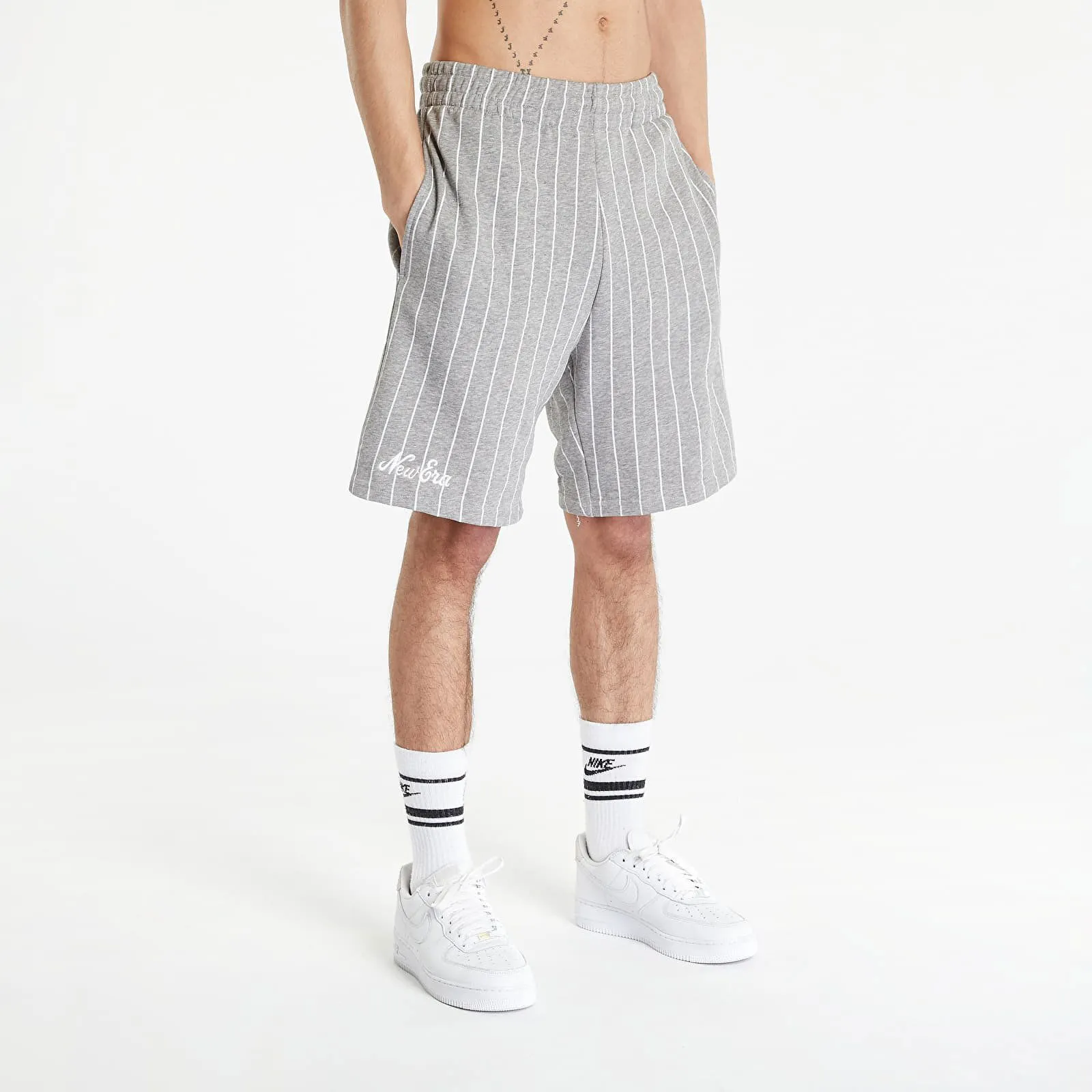New Era Pinstripe Shorts