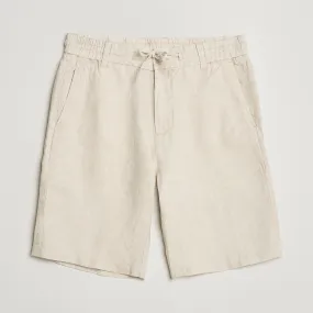 NN07 Seb Linen Drawstring Shorts Oat