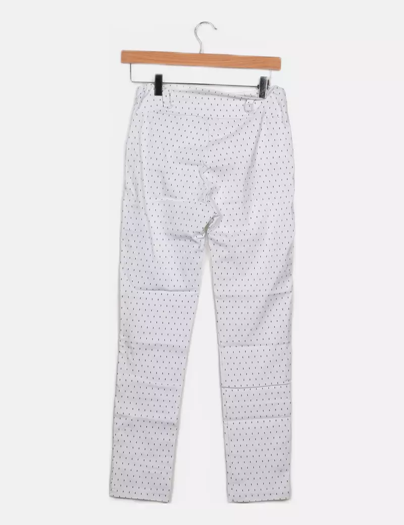 NoName Pantalón blanco elástico