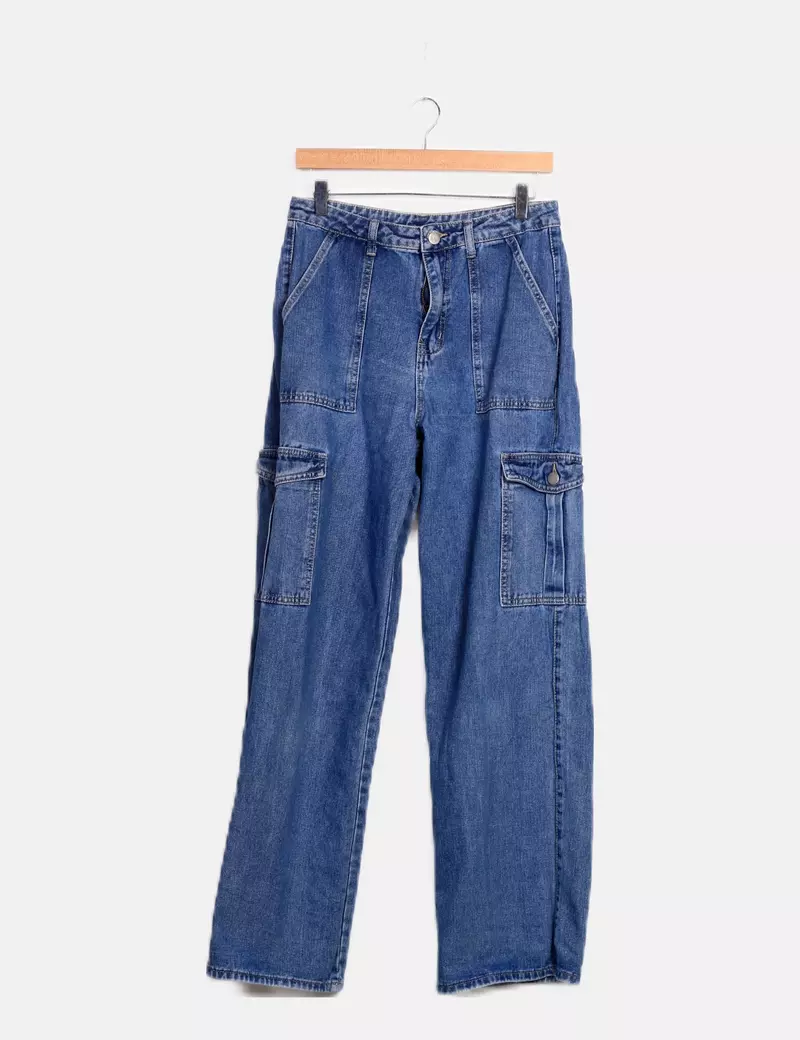 NoName Pantalón denim cargo