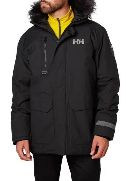 parka helly hansen svalbard negro