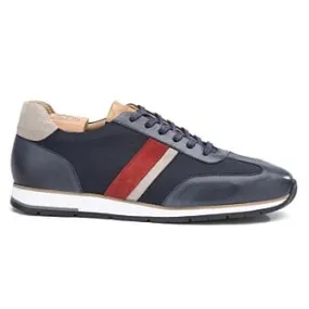 Patina Navy Lacing Trainers - MELINGA