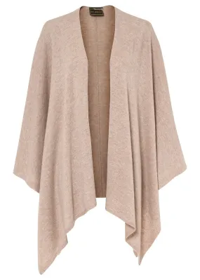 Poncho con contenido de Good Cashmere Standard® Beige
