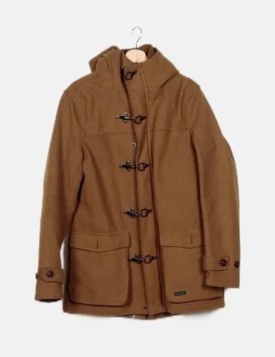 Pull&Bear Trenca camel básica