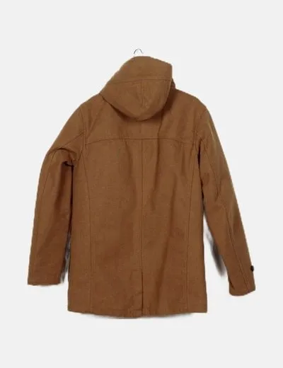 Pull&Bear Trenca camel básica