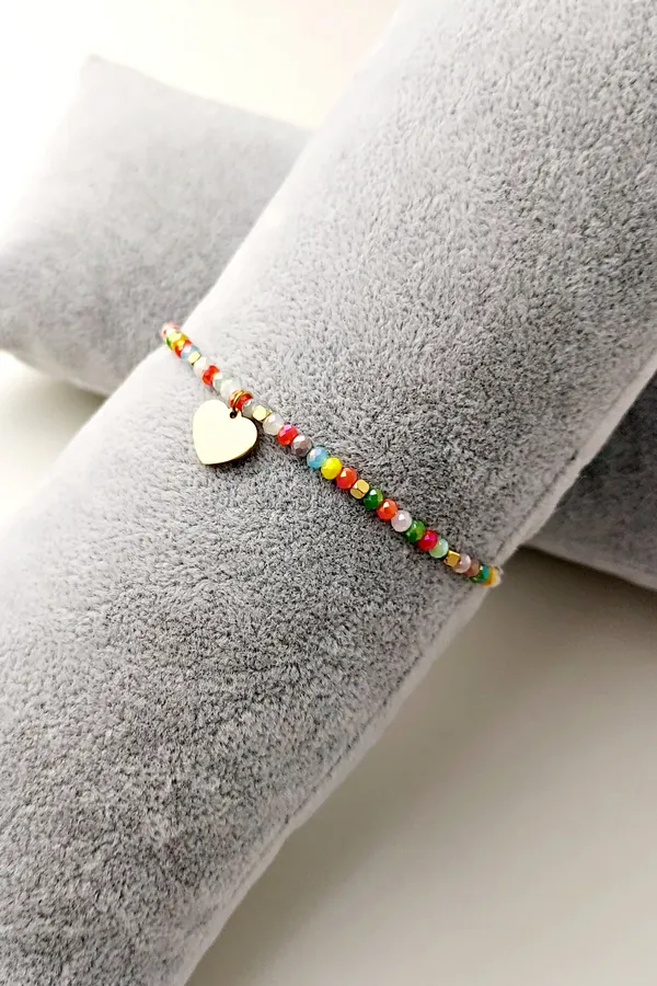 Pulsera Corazon Colors