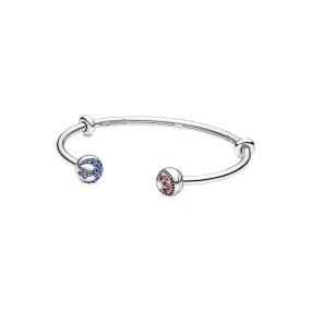 Pulsera Pandora Moments Abierta en plata de ley  Logo Lado Oscuro & Luminoso Star Wars™ 