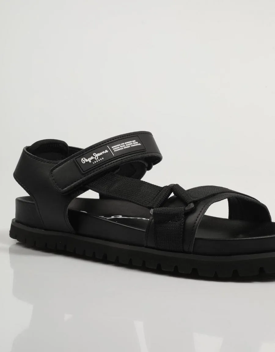  sandales PEPE JEANS Urban en Noir 81648