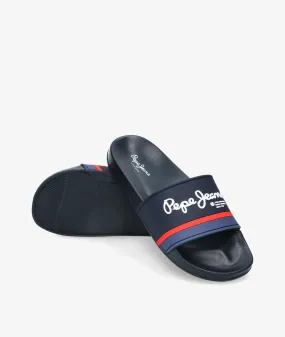 Sandalias Pepe Jeans  SLIDER PORTOBELLO M en azul marino