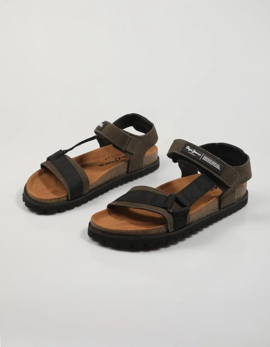  sandals PEPE JEANS Urban en Khaki 81649