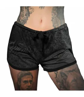 Shorts Grises Blazon Mujer| HYRAW | SU23-W09