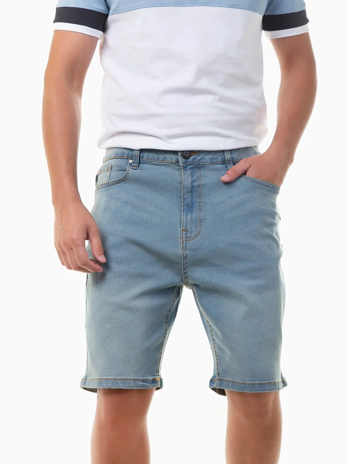 Shorts vaqueros azul claro